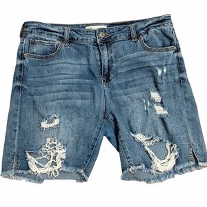 Vintage Havana Distressed Denim Shorts